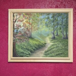 Golden Path Oil painting original signed by Natalya McCafferty